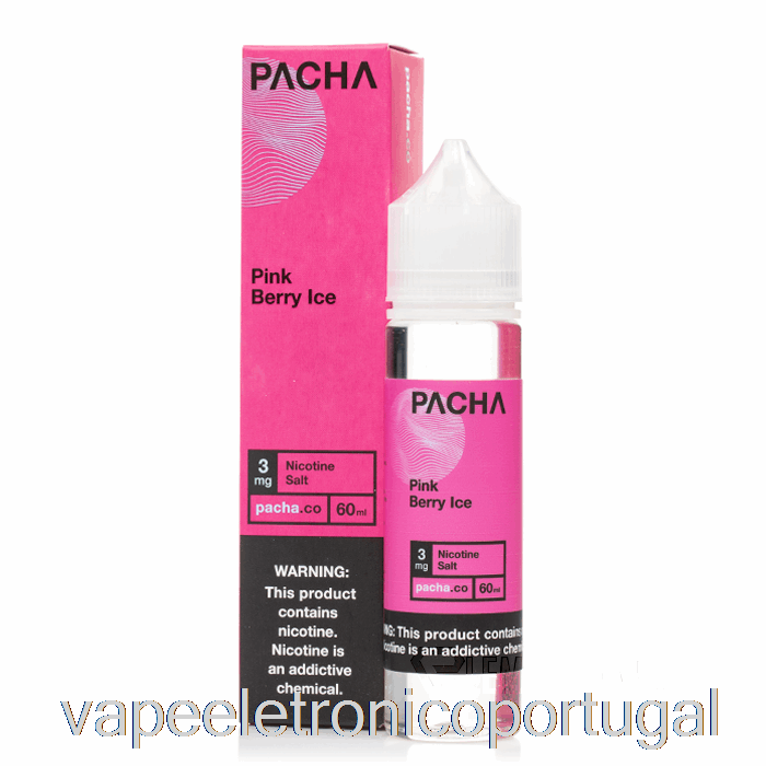 Vape Eletrônico Pink Berry Ice - Pacha - 60ml 6mg